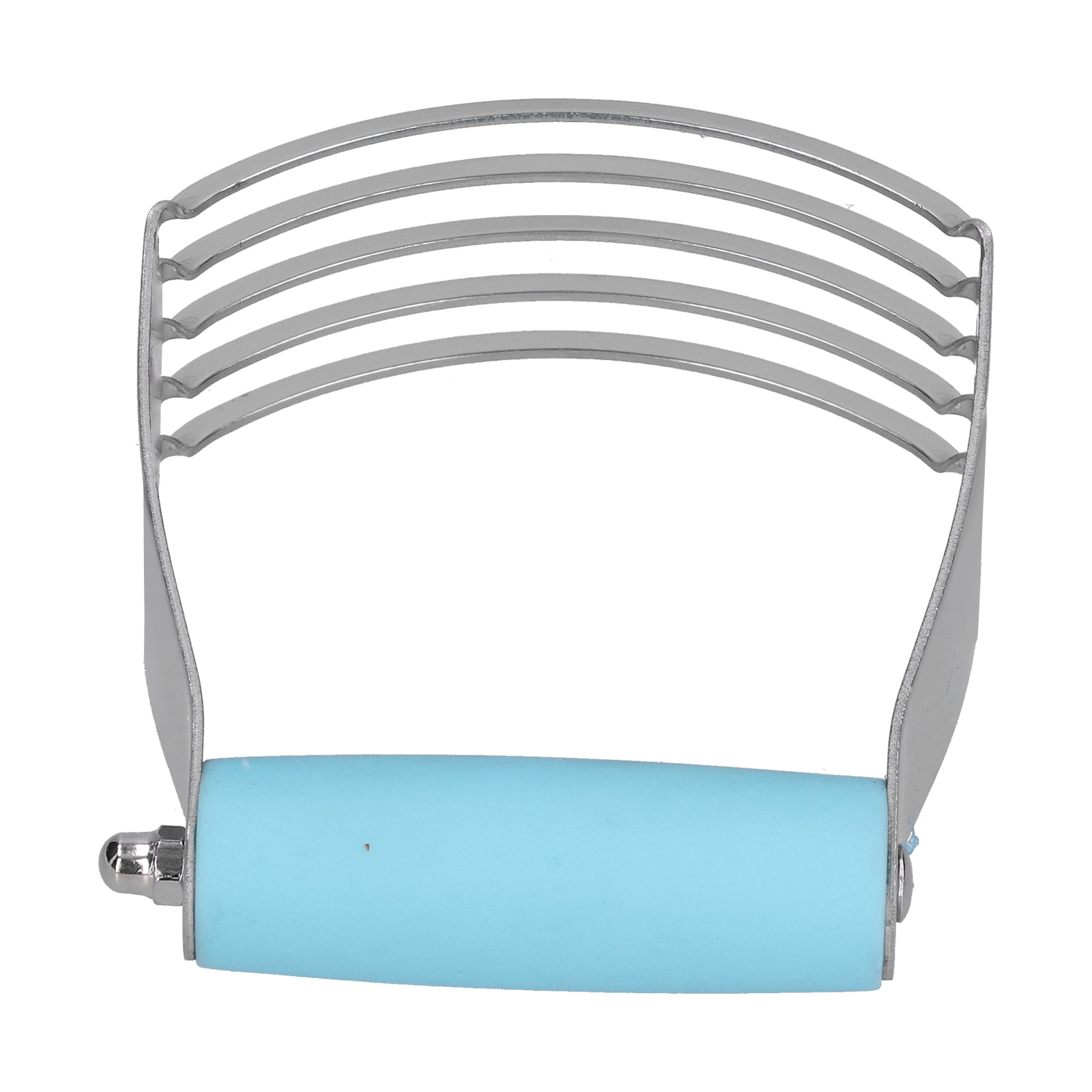 Blue Stainless Steel Dough Blender and Pastry Cutter Professional