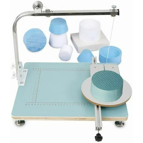 Blue Stainless Steel Hot Wire Cutter - Foam & Plastic Cutter for Working Table - 110V Foam Cutting Machine with Power Adapter$$Tools & Hardware Other