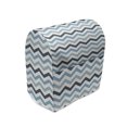 thumbnail image 1 of Blue Stand Mixer Cover, Ocean Inspired Image with Sharp Zig Zag Chevron Image, Kitchen Appliance Organizer Bag Cover with Pockets, 5 Quarts, Pale Blue Dark Blue, by Ambesonne, 1 of 4