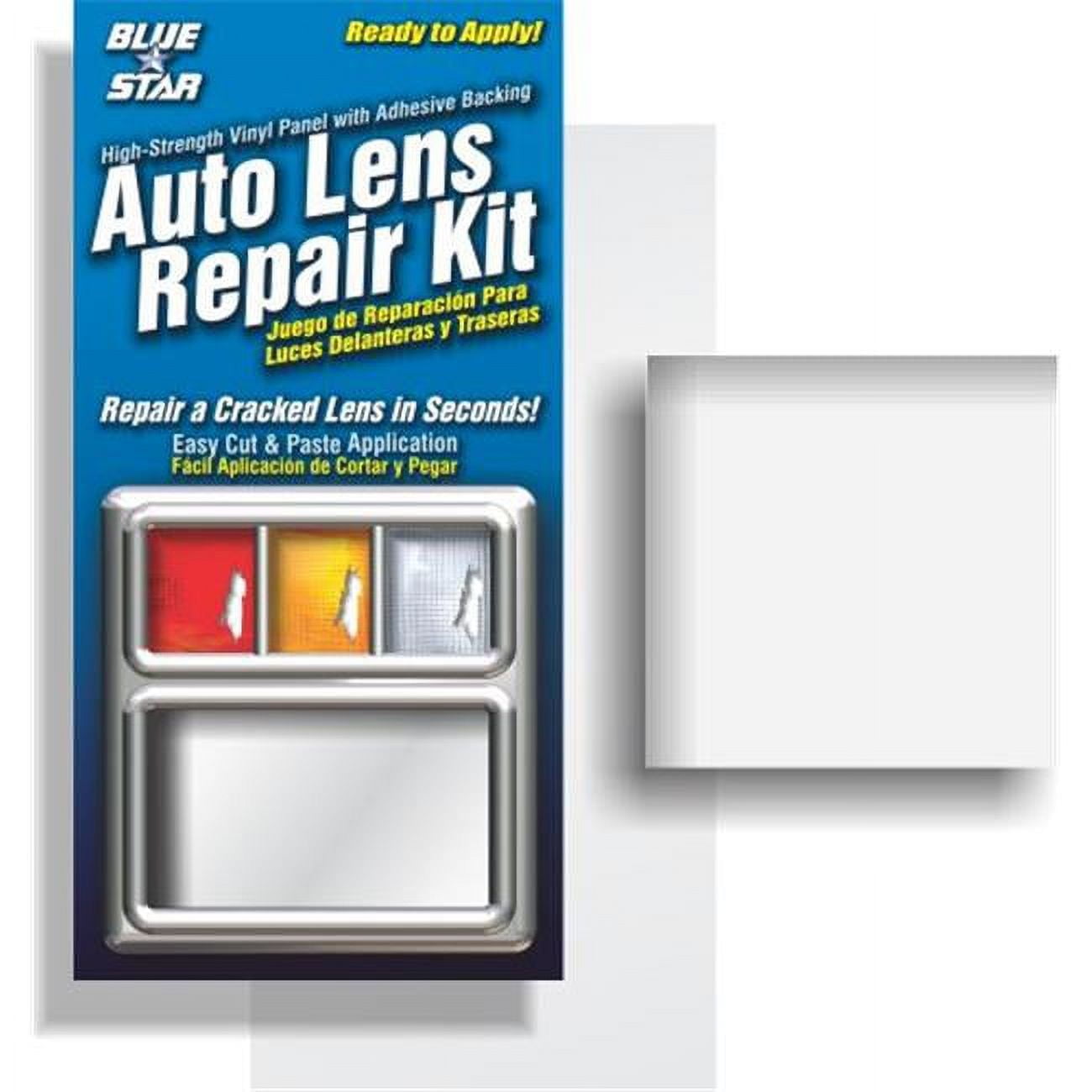 Blue Star Auto Lens Repair Kit, Clear Smooth