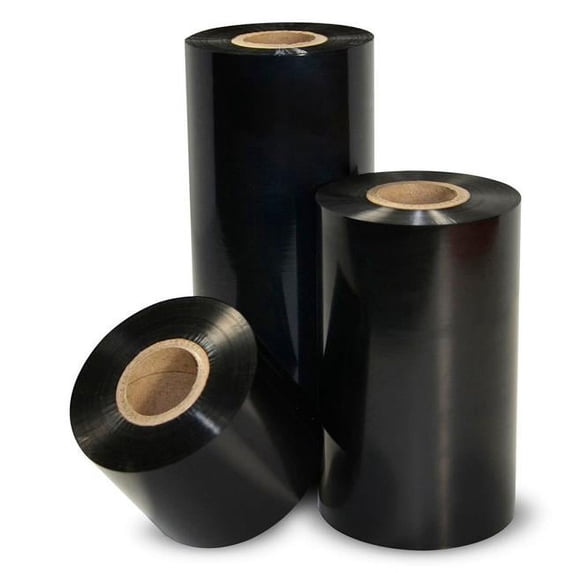 Blue Star B986098 Zebra 2000 Wax Ribbons - 4.125 in. x 1476 ft. - 1 in. Core - Black - 24 per Case