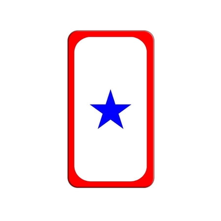Blue Star Flag - One 1 War Mother Service Lapel Hat Pin Tie Tack