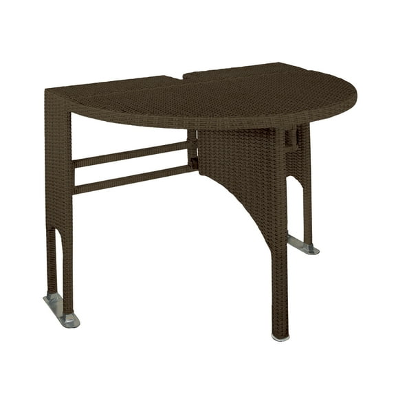 Blue Star Group TERRACE MATES GENEVIEVE / Java / Half-Oval Table
