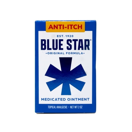 Blue Star - Itch Relief - 1.24% Strength - Ointment - 2 oz. - Jar