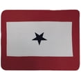 thumbnail image 1 of Blue Star Military Service Flag Fleece Blanket Armed Forces, 1 of 1