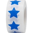 thumbnail image 1 of Blue Star Stickers | 0.75" Inch Wide | 500 Pack, 1 of 5