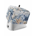 thumbnail image 1 of Blue Starfish Coastal Small Toaster Cover 2 Slice, Kitchen Appliance Covers, Eucalyptus Summer Nautical Shell Wooden Toaster Oven Cover with Loop, Bread Machine Cover Polyester Dust Cover Protection, 1 of 4
