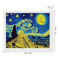 Blue StarryNight Diamond Painting Kits for Adults, DIY Diamond Art Kits