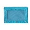 thumbnail image 1 of Blue Cloth Stationery Container Toiletries Organizer Bag With Zipper For Makeup Tool File Storage Blue, 1 of 5