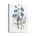 Blue Still Life Flowers Vintage (2) Wall Art Bathroom Pictures Wall