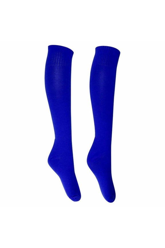 Blue Stockings Football Long Socks Sport Knee High Large Soccer Rugby Stocks Football Socks for Men Mens Black Football Socks