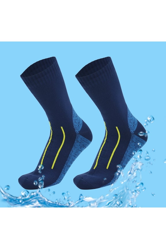 Blue Stockings Men's Outdoor Wading Sports Diving Mid Tube Socks