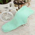 thumbnail image 1 of Blue Stockings Women Fuzzy Fluffy Cozy Slipper Socks Warm Soft Winter Plush Home Sleeping Socks, 1 of 6