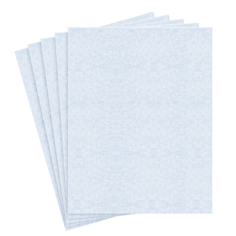 Blue Stone Stationery Parchment Paper Great for Writing Certificates Menus and Wedding Invitations | 24lb Bond Paper | 8.5 x 11 | 50 Sheets/Pack