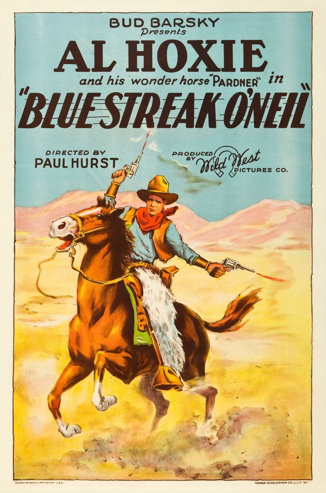 Blue Streak ONeil Canvas Art - (11 x 17)