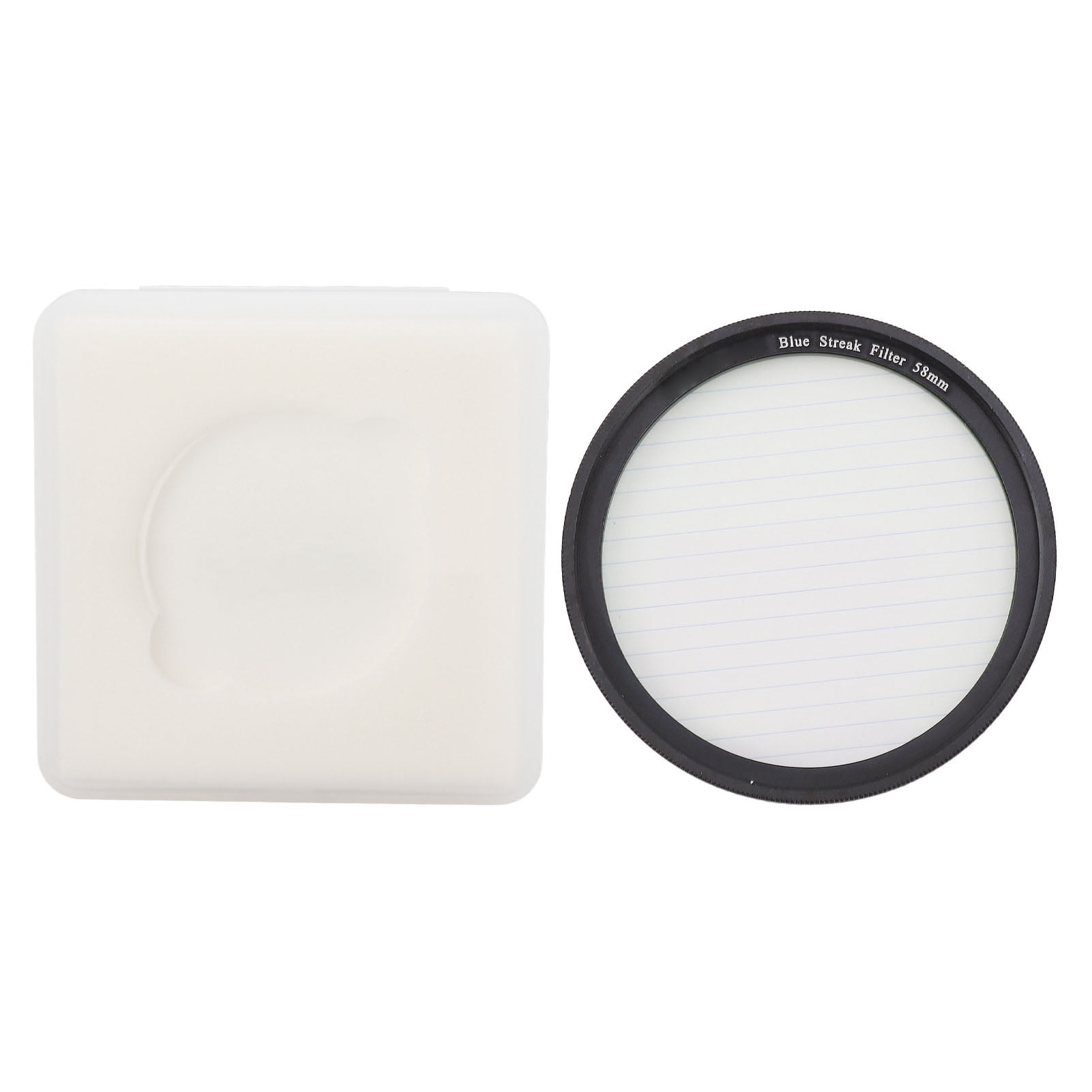 Blue Streak Special Effects Filter Micro Single Lens Camera Optical Glass Blue Streak Filter for