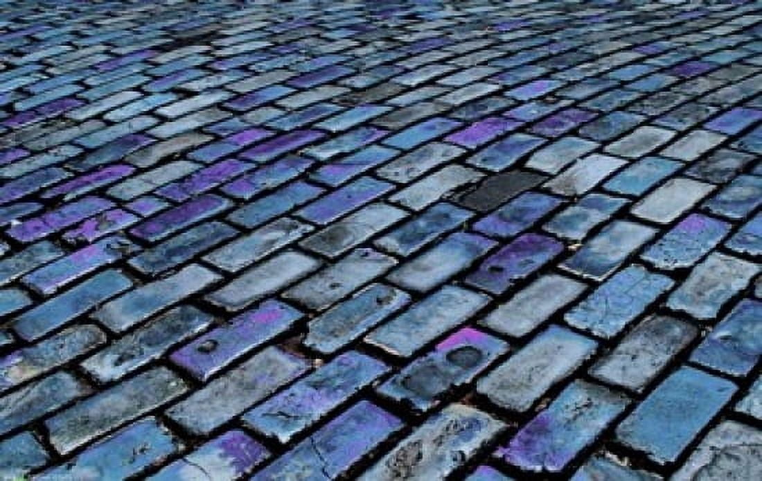 Blue Streets of Old San Juan San Juan Puerto Rico Canvas Art - Miva Stock DanitaDelimont (26 x 17)