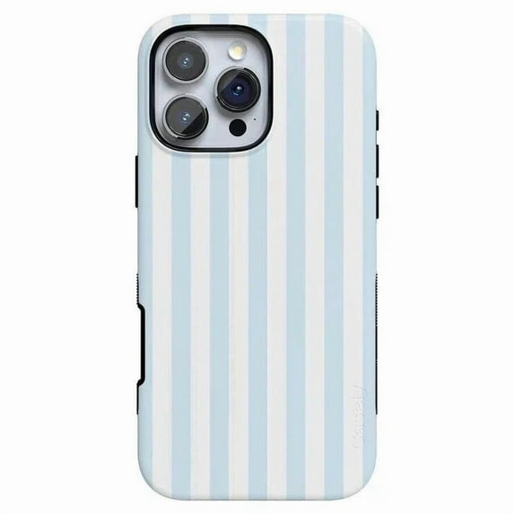 Blue Stripe Minimal Pattern Phone Case for iPhone 17 16 15 14 13 12 11 Pro Max