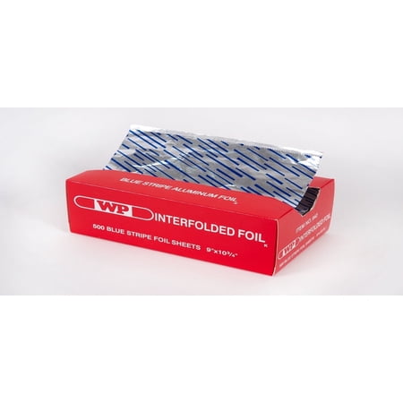 Blue Stripe Pop up 9" x 10 3/4" Interfolded Foil Sheets 6 x 500/PK