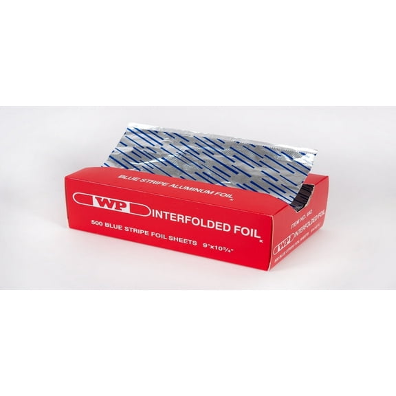 Blue Stripe Pop up 9" x 10 3/4" Interfolded Foil Sheets 6 x 500/PK