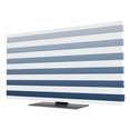 Blue Stripe TV Dust Cover 75 Inch, Gradient Computer Monitor Cover ...