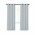 thumbnail image 1 of Blue Striped Blackout Curtains 84 Inches Long for Bedroom, Blue White Stripes Farmhouse Thermal Insulated Room Darkening Black Out Window Curtain Panels Grommet Drapes for Living Room, 1 of 8