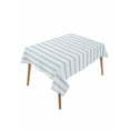 thumbnail image 1 of Blue Striped Table Cloth, Blue White Stripes Farmhouse Waterproof Tablecloth for Rectangle Tables, Reusable Washable Fabric Table Cover for Restaurant Kitchen Dining Tables 60"x84", 1 of 6