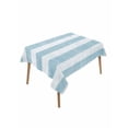 thumbnail image 1 of Blue Striped Table Cloth, Rustic Farmhouse Stripes Waterproof Tablecloth for Rectangle Tables, Reusable Washable Fabric Table Cover for Restaurant Kitchen Dining Tables 60"x102", 1 of 6