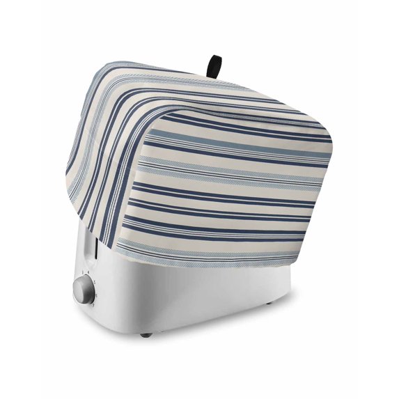 Machine Cover Kitchen Blue Striped Toaster Cover 2 Slice, Small Kitchen Appliance Covers ...