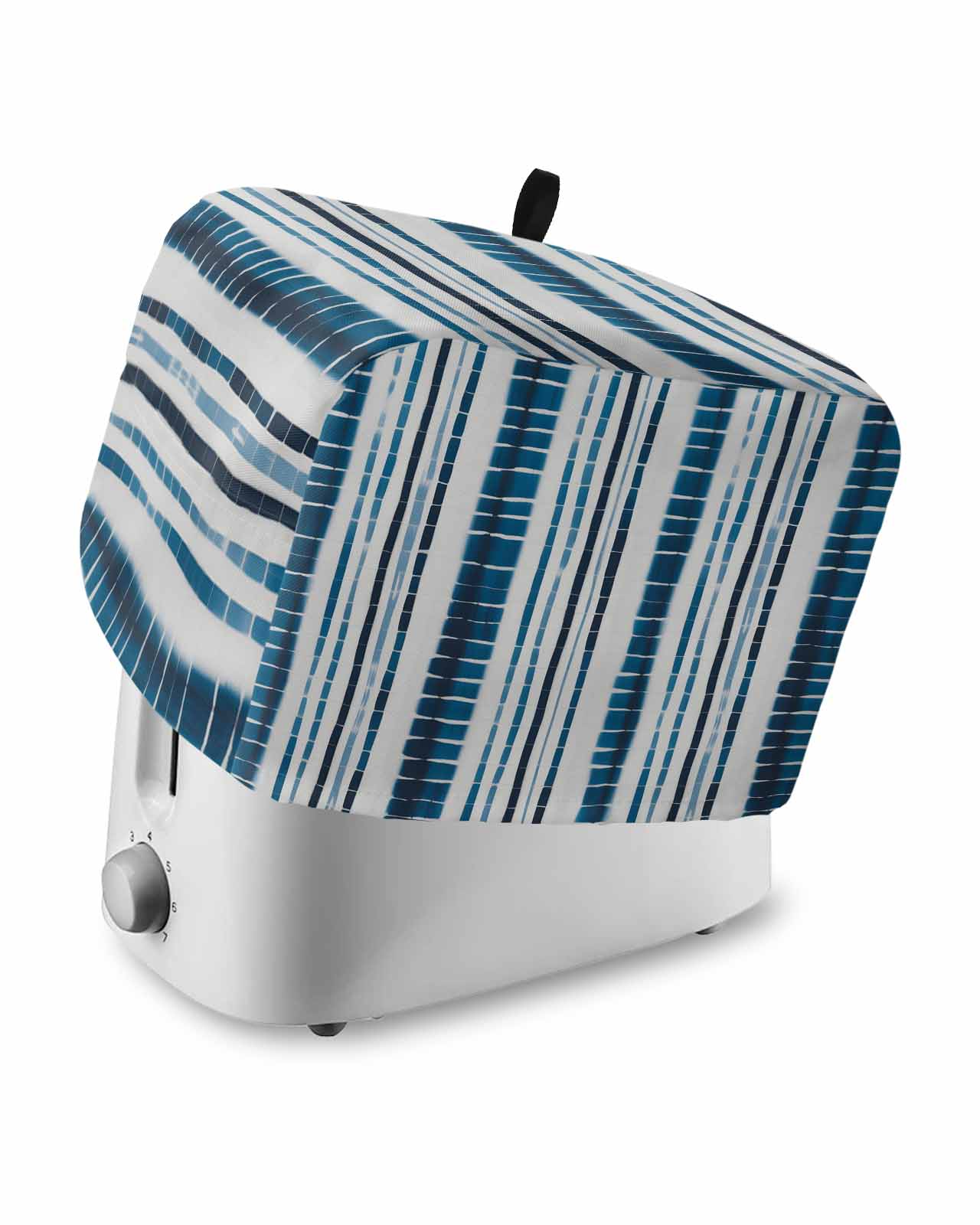 Machine Cover Kitchen Blue Striped Toaster Cover 4 Slice, Large Kitchen Appliance Covers ...