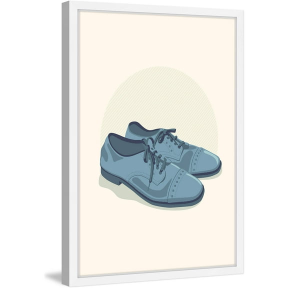 "Blue Suede" Framed Painting Print