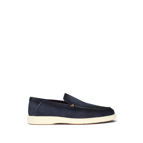 Santoni Botanist Moccasin Black (Men's)