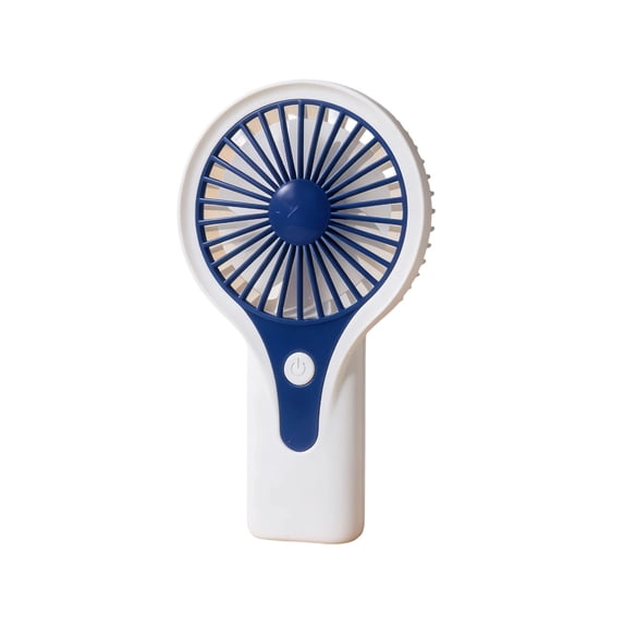 Blue Summer Cooling Handheld Fan Three Speed Adjustable Usb ...