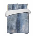 thumbnail image 1 of Blue Summer Quilt Set Full Size,Soft Microfiber Quilted Bedding Set with 2 Pillow Shams,Retro Oil Painting Modern Abstract Art Aesthetics Lightweight All Season Bedspread Coverlet for Bedroom 78"x90", 1 of 6