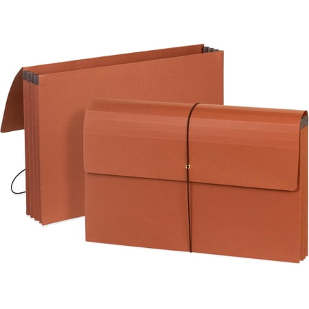 Blue Summit Accordion File Wallet with Flap and Cord Closure, Legal Size, 3” Expansion – 10 Pack