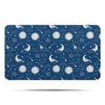 thumbnail image 1 of Blue Sun Moon Cloud Pattern Bathroom Rugs Mat,Non Slip Microfiber Bathroom Rug,Rubber Backing,Soft Bathroom Mats for Bathroom Floor,Tub and Shower,17x30in(43x75cm), 1 of 5