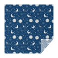 thumbnail image 1 of Blue Sun Moon Cloud Pattern Square Tablecloth,Waterproof Square Table Cover,Wipeable Spillproof Washable Table Cover for Home Kitchen Party Decor 42"X42"(107x107cm), 1 of 6