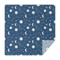 thumbnail image 1 of Blue Sun Moon Cloud Planet Eye Star Pattern Square Tablecloth,Waterproof Square Table Cover,Wipeable Spillproof Washable Table Cover for Home Kitchen Party Decor 42"X42"(107x107cm), 1 of 6