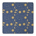 thumbnail image 1 of Blue Sun Moon Cloud Star Pattern Square Fitted Tablecloth with Elastic Edge,Square Table Cover,Washable Elastic Table Cover for Home Kitchen Party Decor 36"x36", 1 of 6