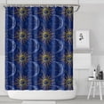 thumbnail image 1 of Blue Sun Moon Constellation Pattern Shower Curtain 84"x72" ,Bathroom Decorative Shower Curtains Set with 12 Hooks,Modern Waterproof Washable Shower Curtain, 1 of 6