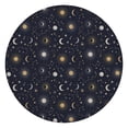 thumbnail image 1 of Blue Sun Moon Star Constellation Pattern Round Fitted Tablecloth with Elastic Edge,Dining Table Cover Waterproof,Outdoor Round Tablecloth for Camping,Dining,Indoor and Outdoor, 1 of 7