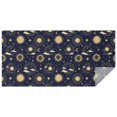 thumbnail image 1 of Blue Sun Moon Star Pattern Rectangle Tablecloth 60"x120",Waterproof Polyester Rectangle Table Cloth, Wipeable Spillproof Polyester Tablecloth for Dining, Camping, Indoor and Outdoor, 1 of 6