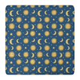 thumbnail image 1 of Blue Sun Moon Star Pattern Square Fitted Tablecloth with Elastic Edge,Square Table Cover,Washable Elastic Table Cover for Home Kitchen Party Decor 36"x36", 1 of 6