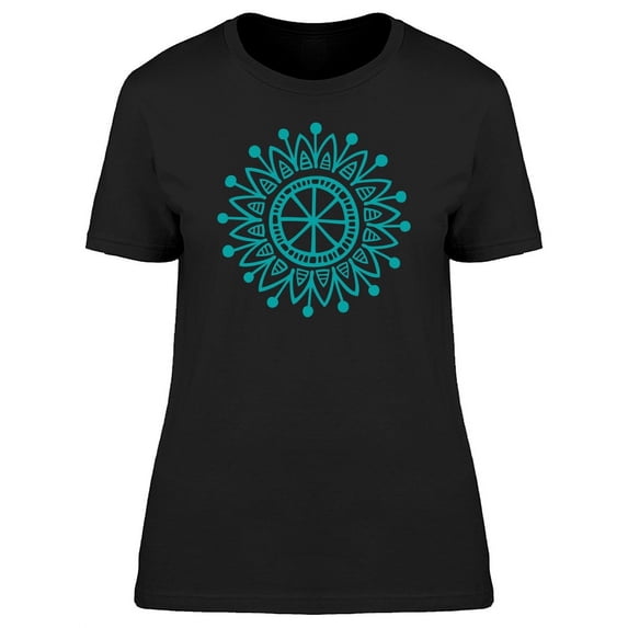 Blue Sun Snowflake Tee Women's -Image by Shutterstock