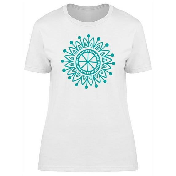 Blue Sun Snowflake Tee Women's -Image by Shutterstock