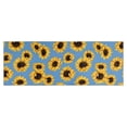 thumbnail image 1 of Blue Sunflower Pattern Kitchen Rug Mat,Kitchen Runner Rugs Non Skid Washable,Decorative Kitchen Floor Mats for Kitchen,Sink,Laundry,17"X47", 1 of 5