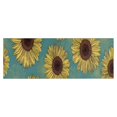 thumbnail image 1 of Blue Sunflower Pattern Kitchen Rug Mat,Kitchen Runner Rugs Non Skid Washable,Decorative Kitchen Floor Mats for Kitchen,Sink,Laundry,17"X47", 1 of 5