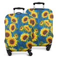 thumbnail image 1 of Blue Sunflower Pattern Luggage Cover Fashion Suitcase Cover Baggage Covers Fit 25-28 Inch Luggage (Go Travel), 1 of 5