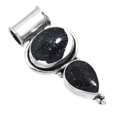 thumbnail image 1 of Blue Sunstone Pendant 925 Sterling Silver Handmade Jewelry, 1 of 3