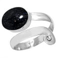 thumbnail image 1 of Blue Sunstone Women Jewelry 925 Sterling Silver Ring, 1 of 5